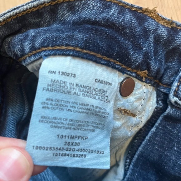 Women’s Retro High Rise Trumpet Flare Jeans - Size 28 x 30 - Picture 3 of 4